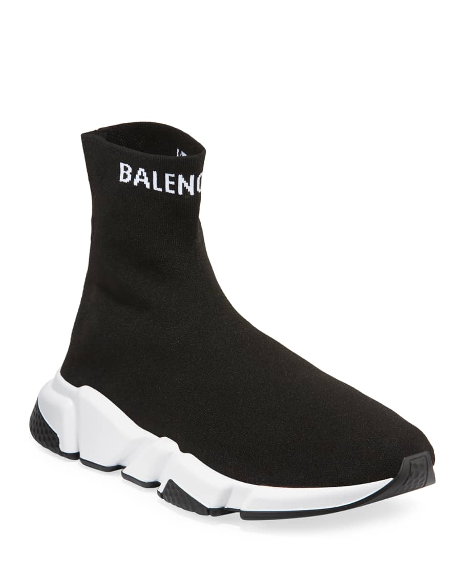 Balenciaga Men's High-Top Speed Sneaker | Neiman Marcus