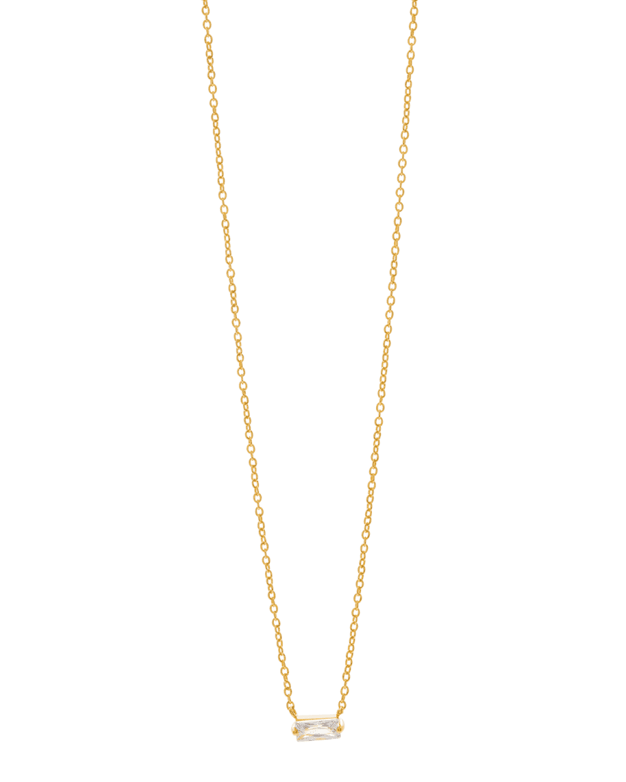 gorjana Amara Solitaire Pendant Necklace Neiman Marcus