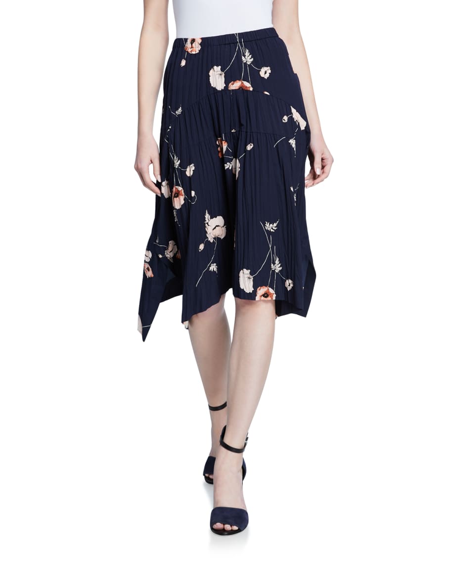 Vince tossed poppy on sale dress