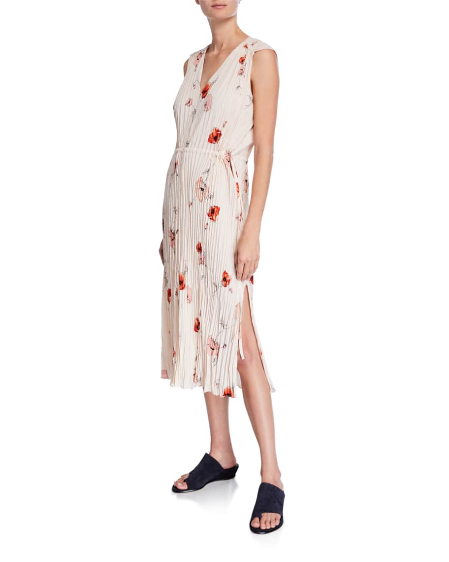 Vince tossed online poppy dress