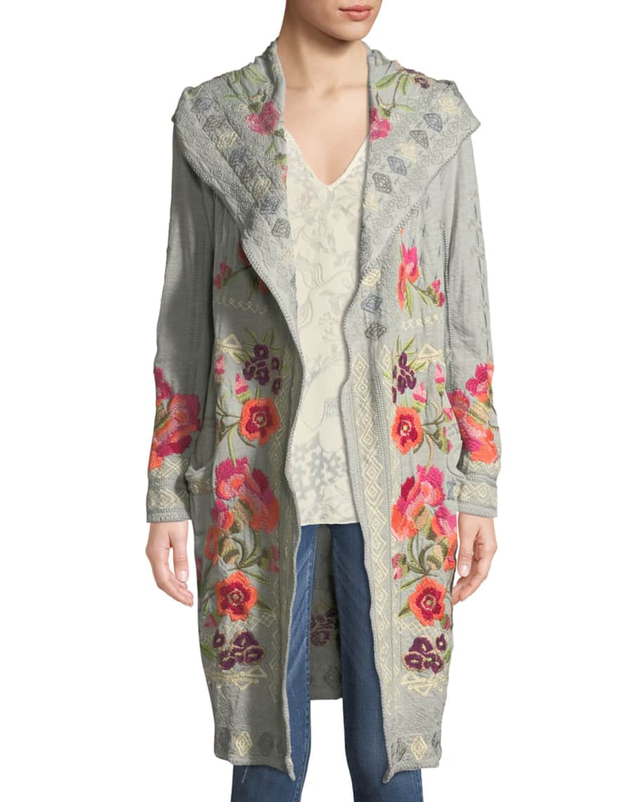 Johnny was hooded cardigan shop