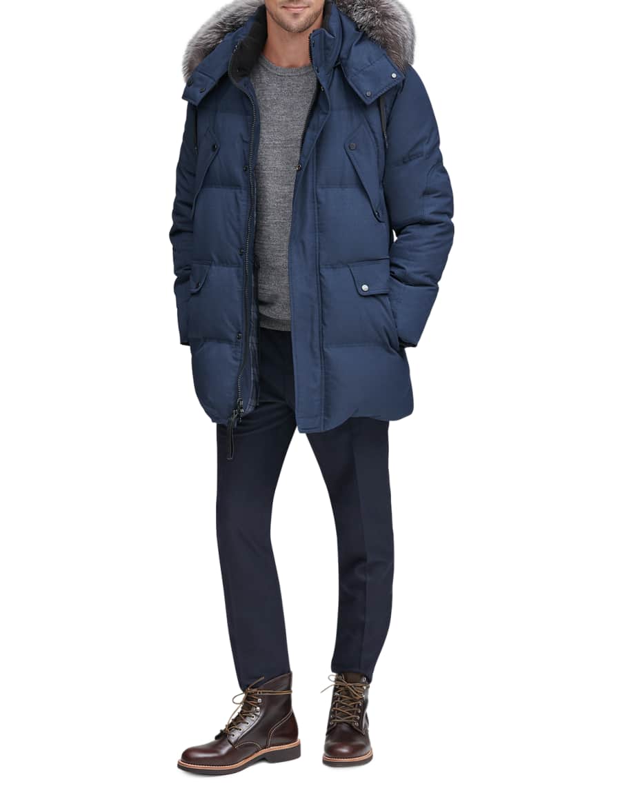 Andrew marc belmont parka store