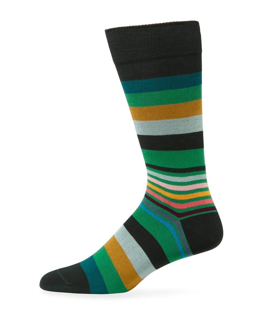 Paul Smith Men's Artist Block Socks | Neiman Marcus
