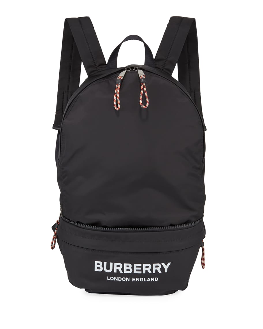 Burberry Men's Convertible Nylon Bum Bag | Neiman Marcus