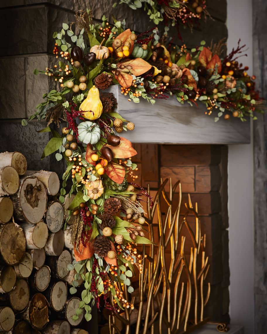 Autumn Harvest 6' Garland | Neiman Marcus