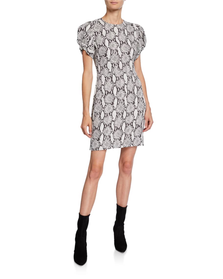 Alc snake print dress discount
