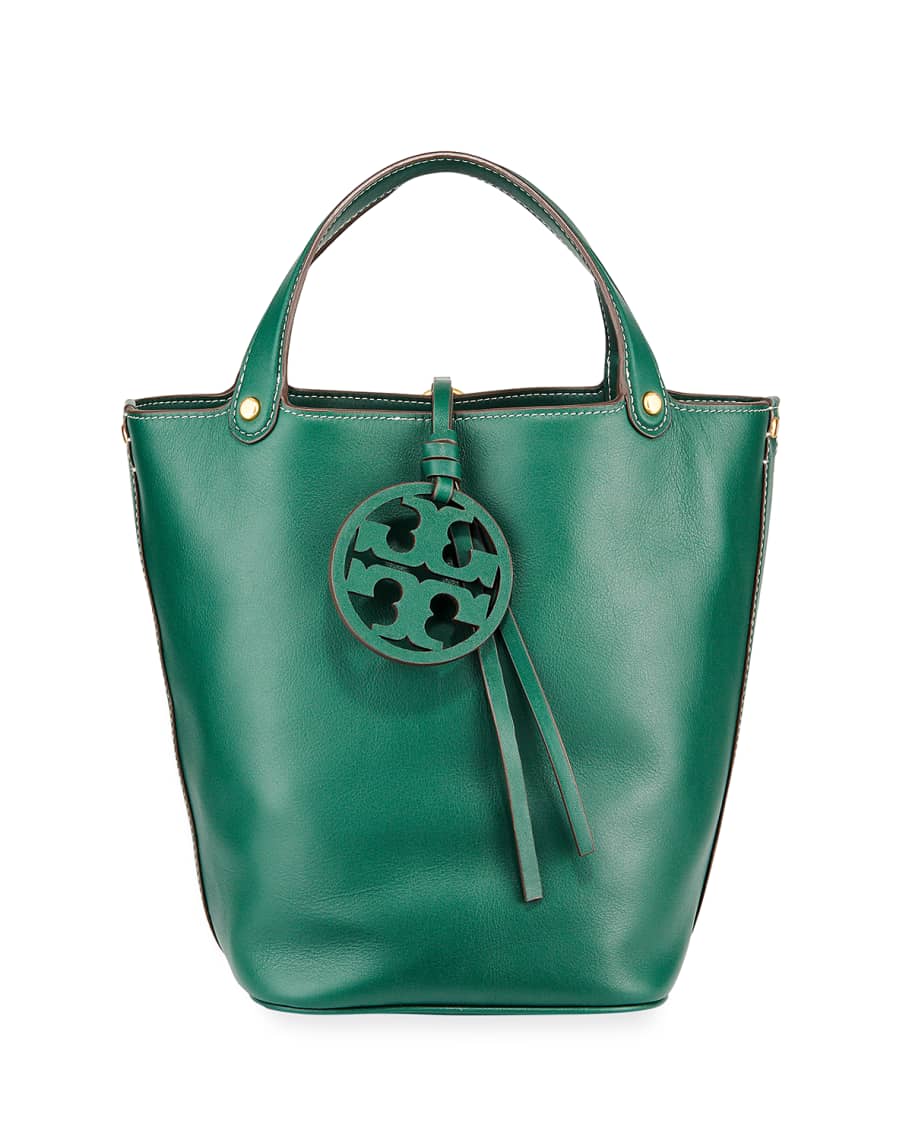 Tory Burch Miller Leather Bucket Bag | Neiman Marcus