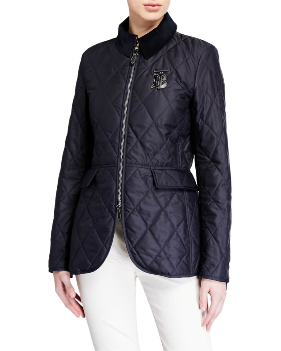 Burberry equestrian quilted jacket cheap