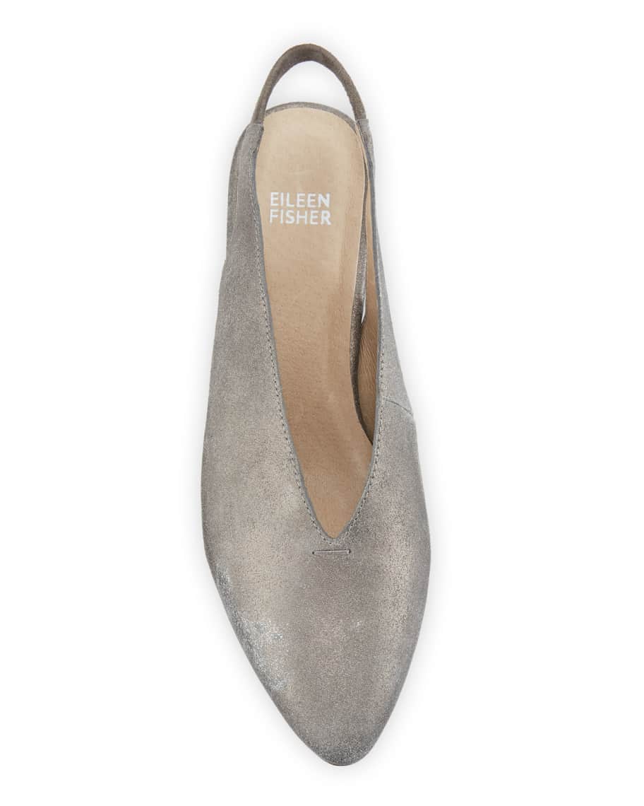 Eileen Fisher Gatwick Low Heel Slingback Pumps Neiman Marcus