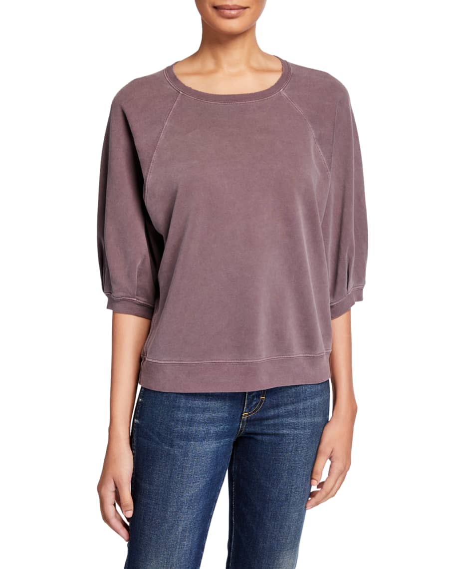 Amo puff best sale sleeve sweatshirt