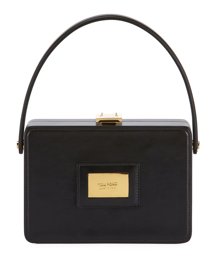 TOM FORD Palmellato Leather Box Bag Neiman Marcus