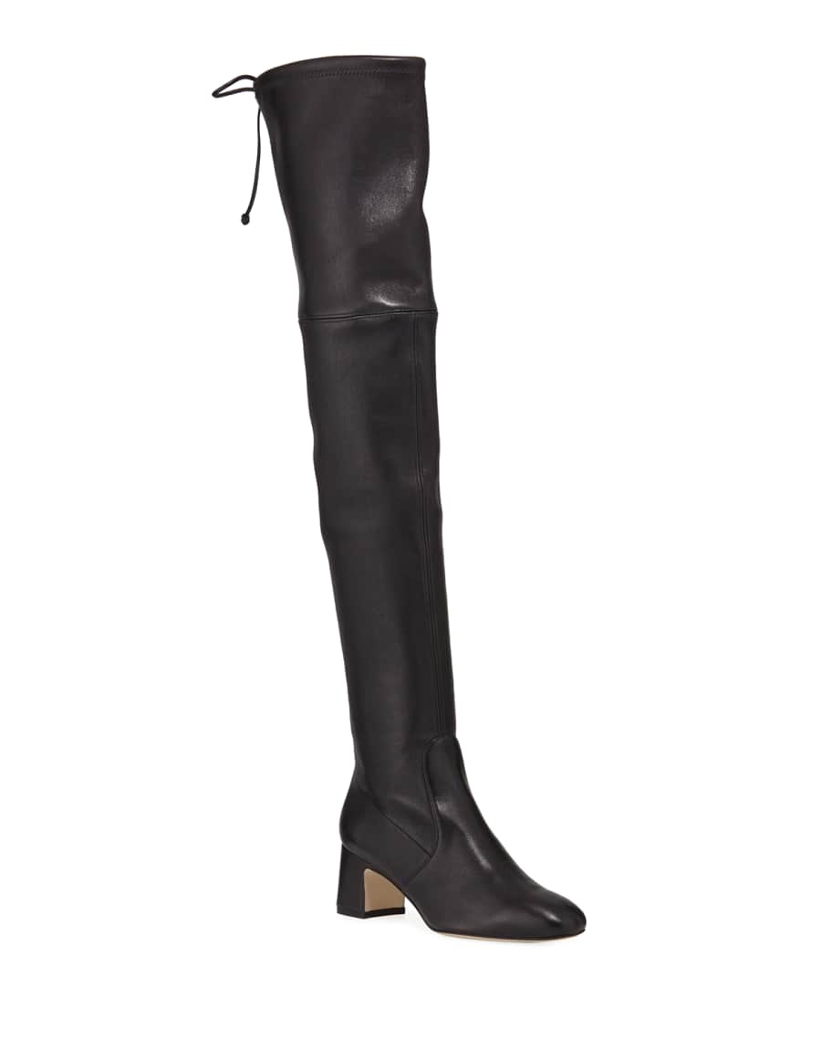 Stuart Weitzman Kirstie 60mm Napa Leather Over The Knee Boots Neiman Marcus