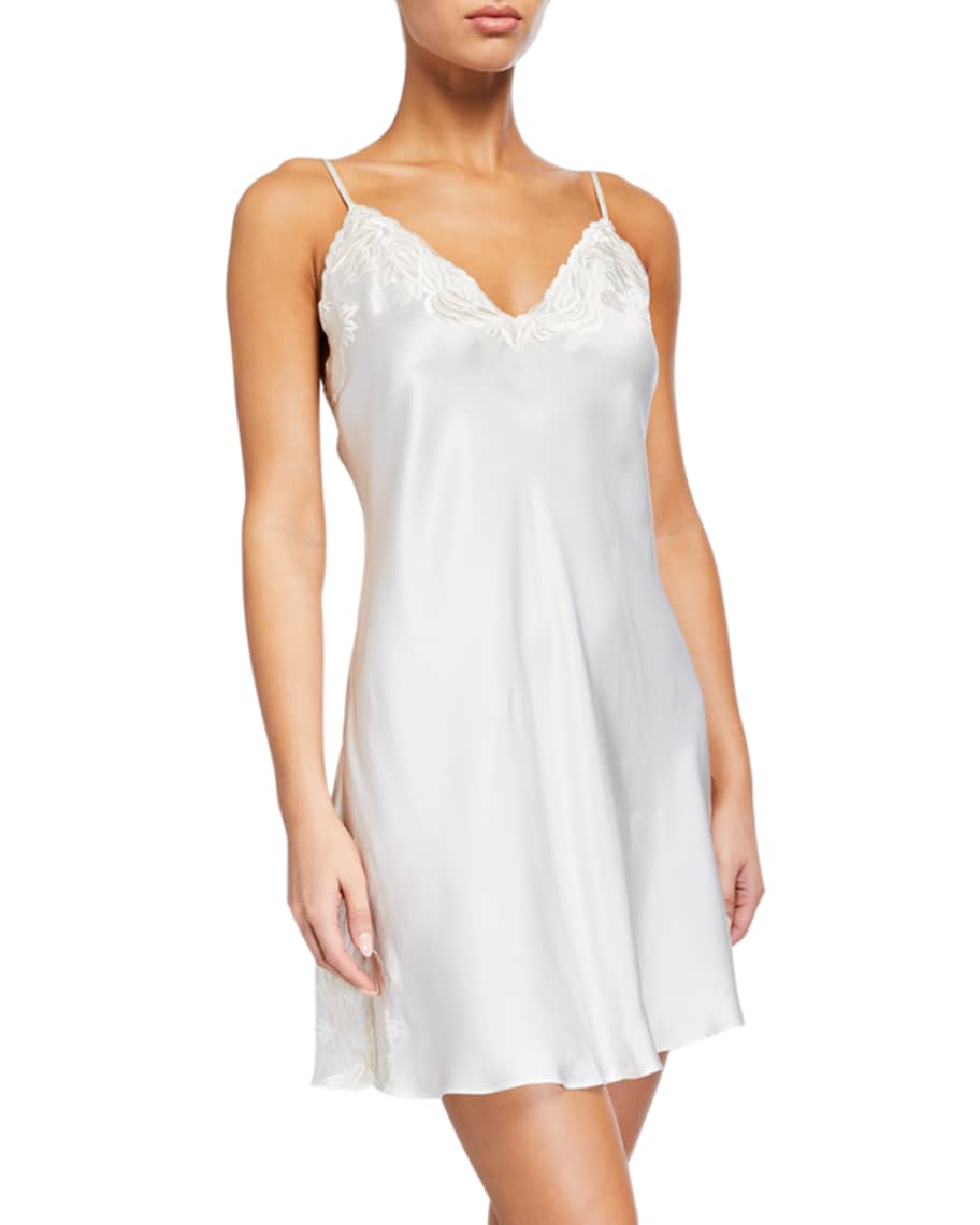 Josie Natori Ava Silk Chemise | Neiman Marcus