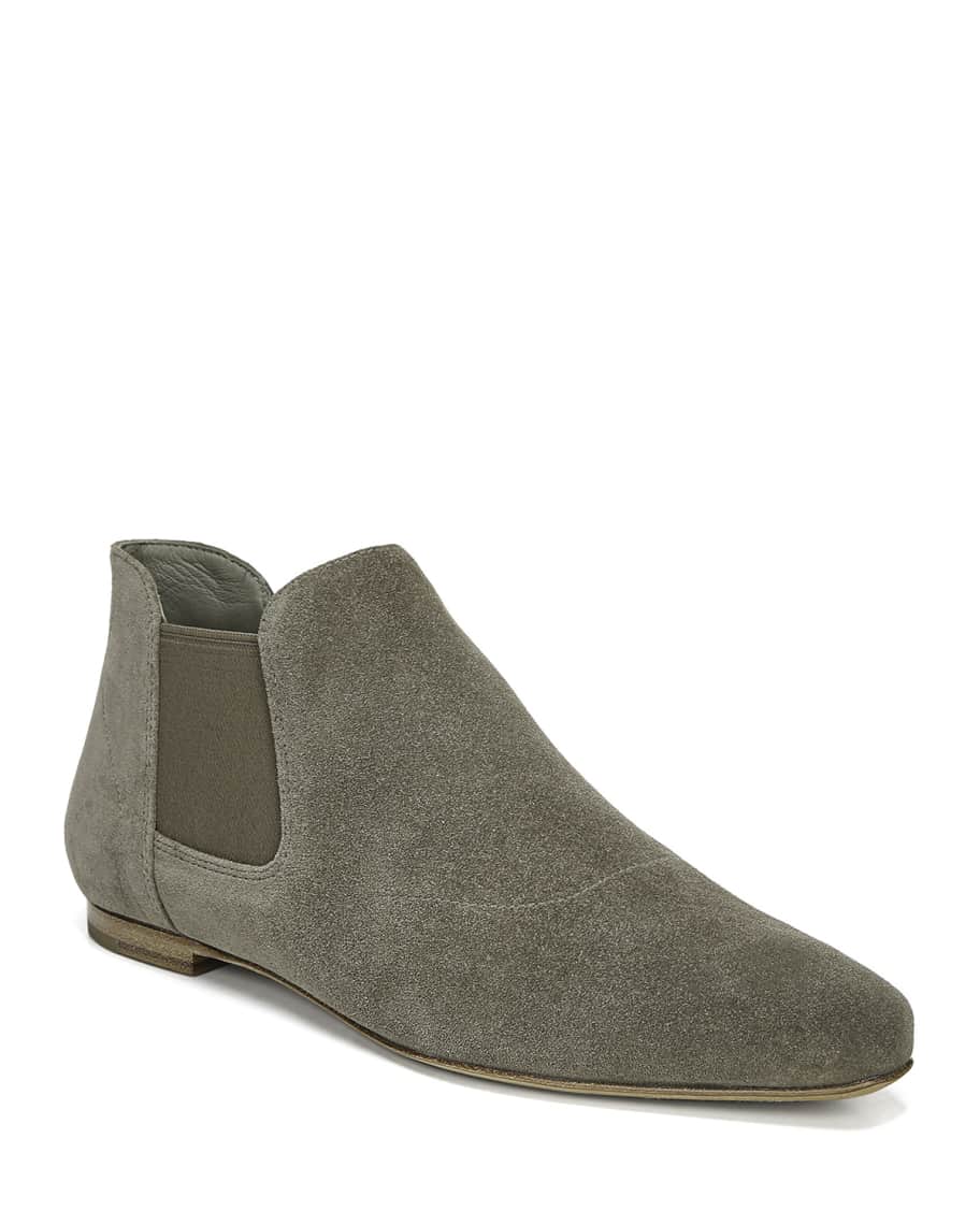 Vince Camrose Flat Suede Ankle Booties Neiman Marcus