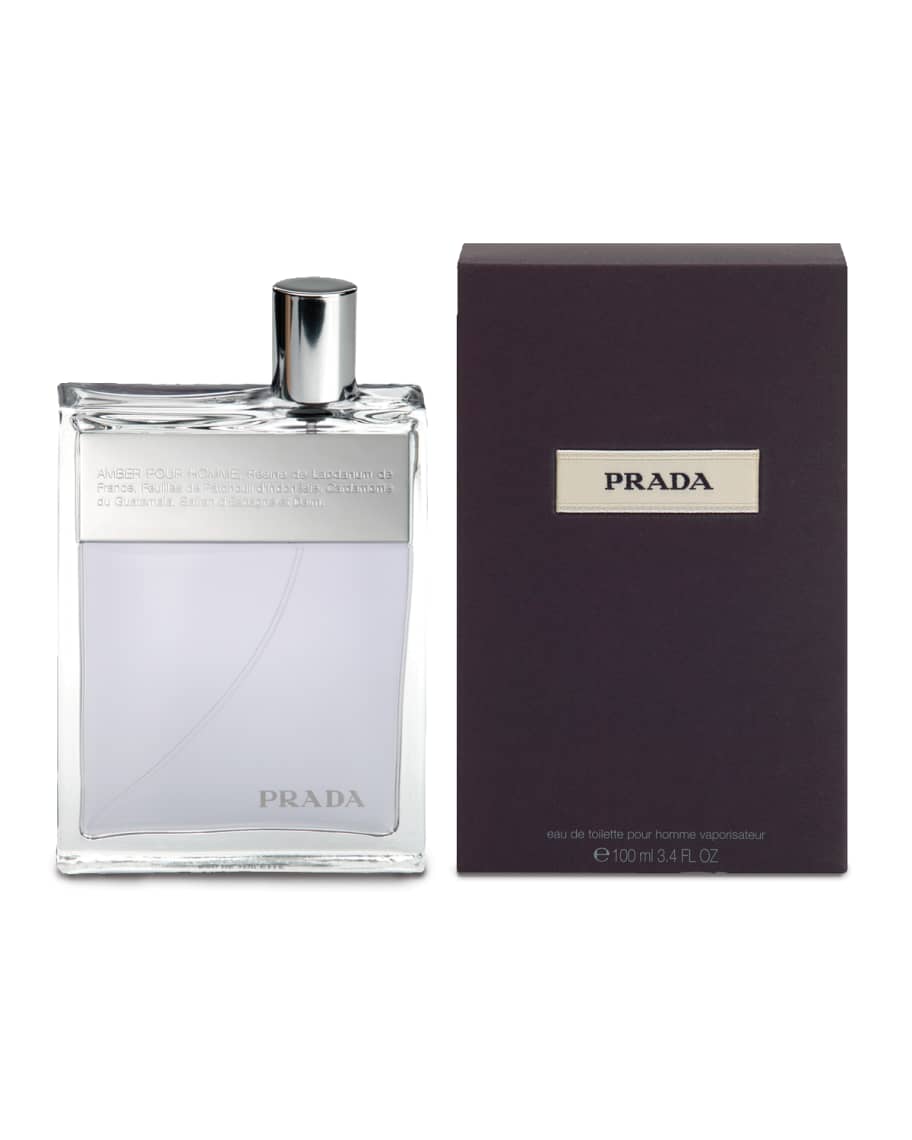 Prada Amber Pour Homme Eau de Toilette 3.4 oz. 100 mL Neiman