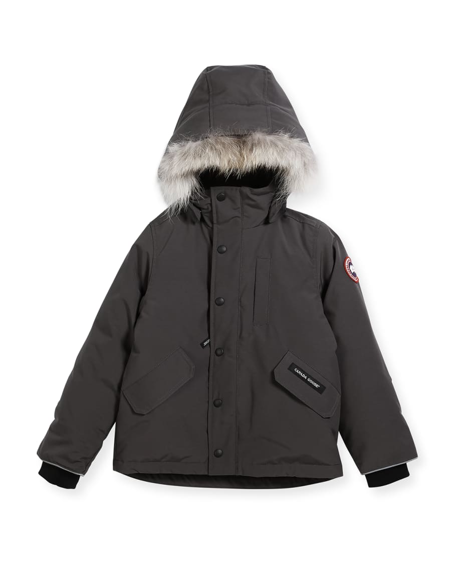 Canada Goose Boys' Logan Parka with Fur Trim, Size XSXL Neiman Marcus