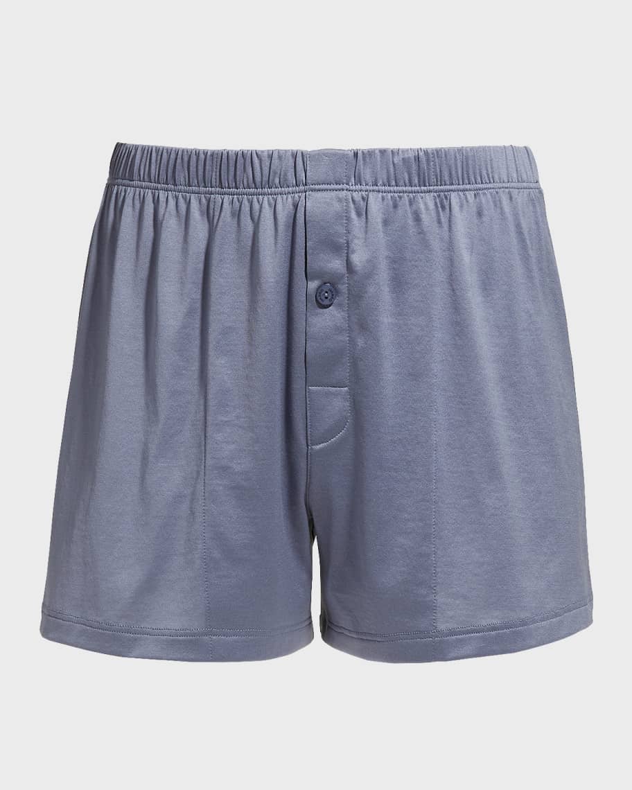 Hanro Men's Sporty Mercerized Cotton Boxers Neiman Marcus