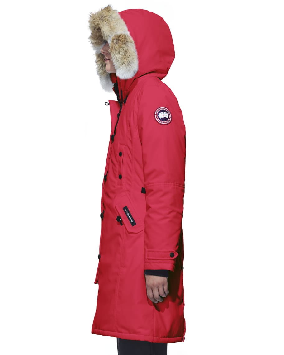 Canada Goose Kensington Parka Coat w Coyote Fur Trim Neiman Marcus