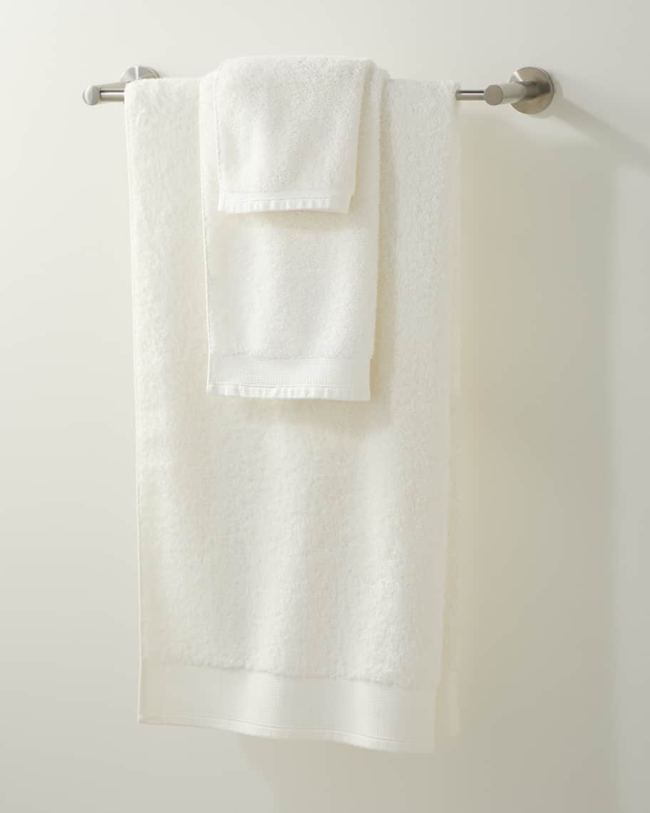 Sferra Moresco Wash Cloth - White