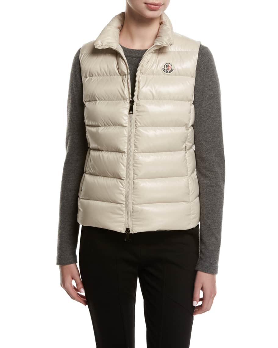 Ghany shiny quilted puffer hotsell vest