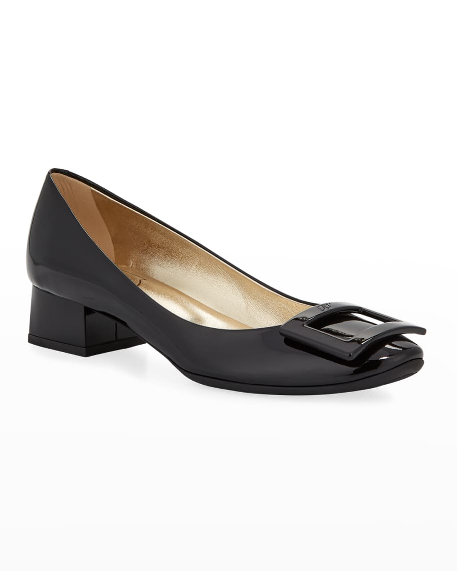 Roger vivier belle de cheap nuit patent leather pumps