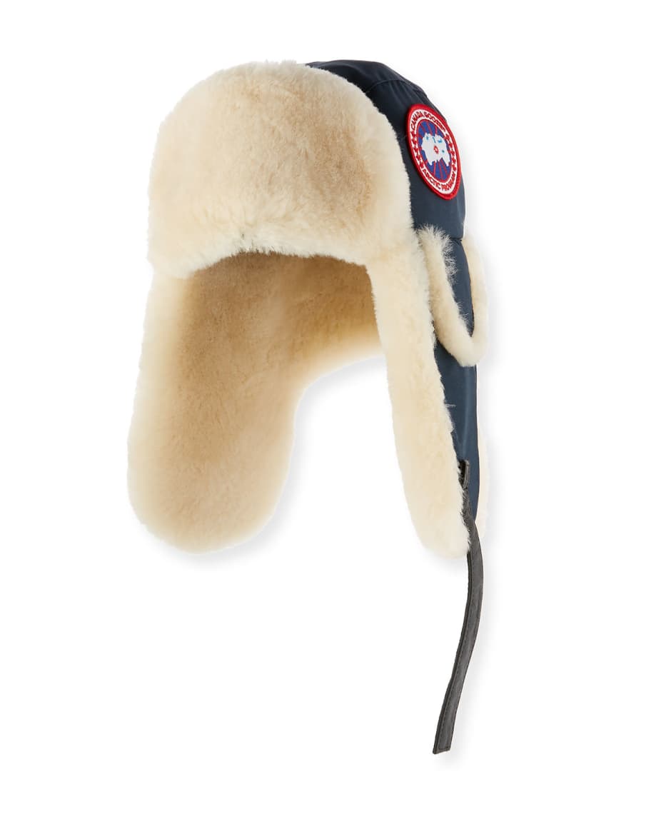 Canada goose shearling aviator new arrivals hat