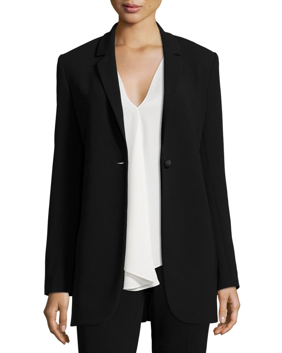 Theory Geltha Admiral Crepe Blazer Neiman Marcus