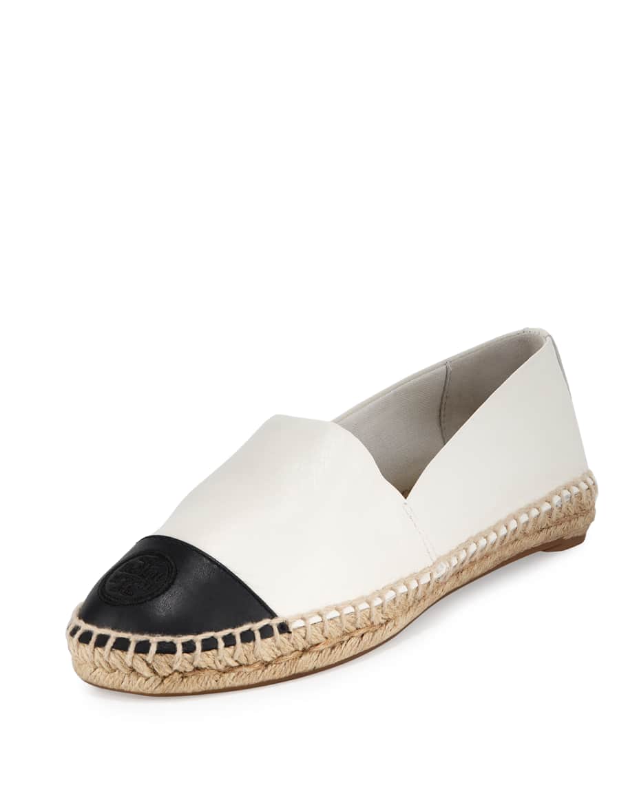 Tory burch cap toe espadrille store