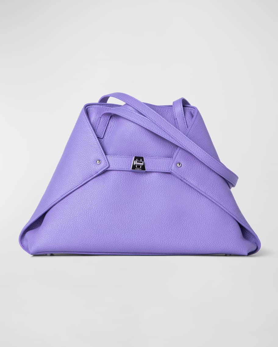 Prada Cervo Shine Chain Shoulder Bag - Purple Shoulder Bags
