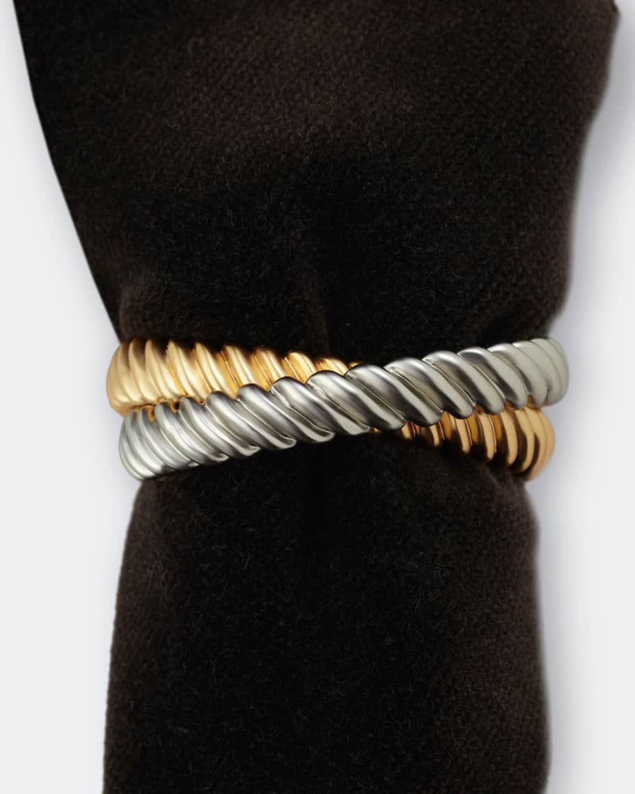 L'Objet Four Deco Twist Napkin Rings