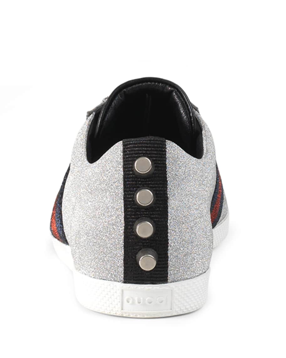 Gucci Bambi Metallic Trainer Neiman Marcus