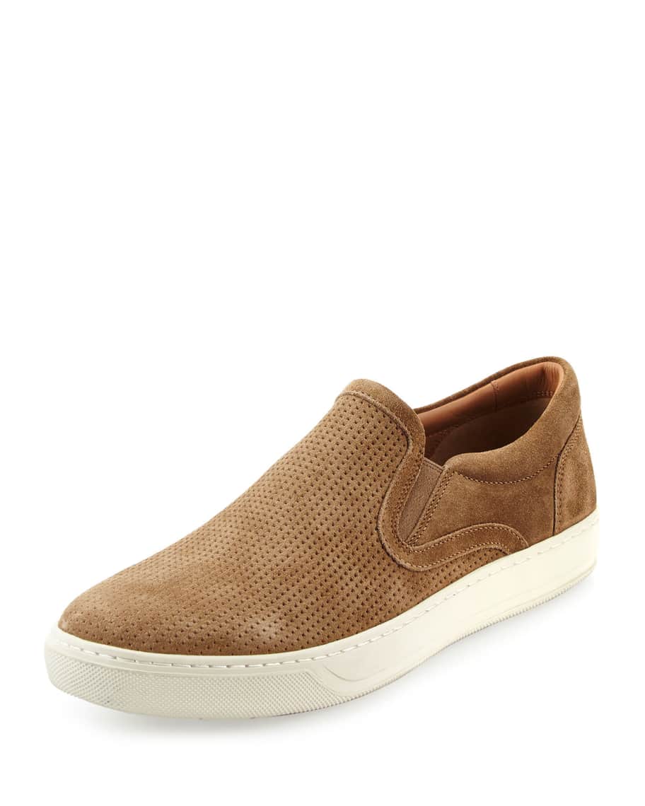 Vince Ace Perforated Suede Skate Sneaker | Neiman Marcus
