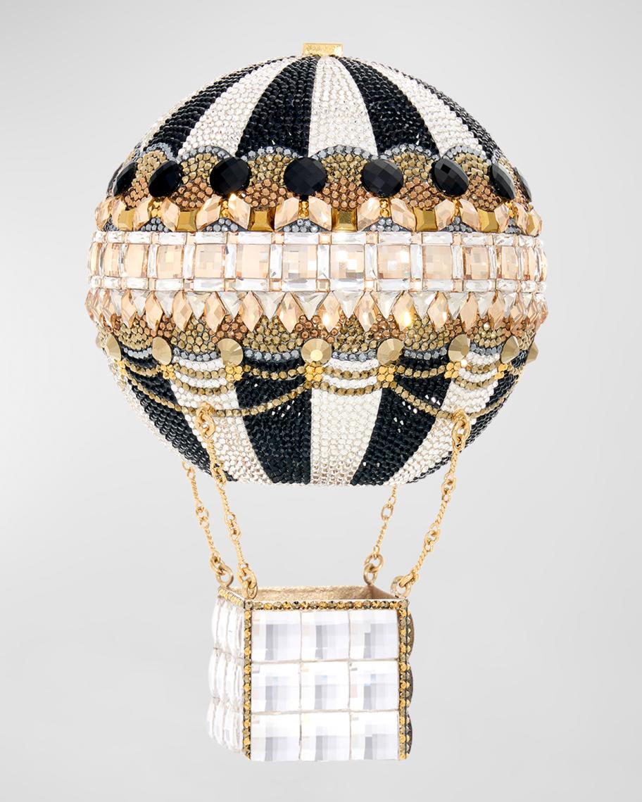 Judith Leiber Couture Rozier Crystal Hot Air Balloon Minaudiere ...