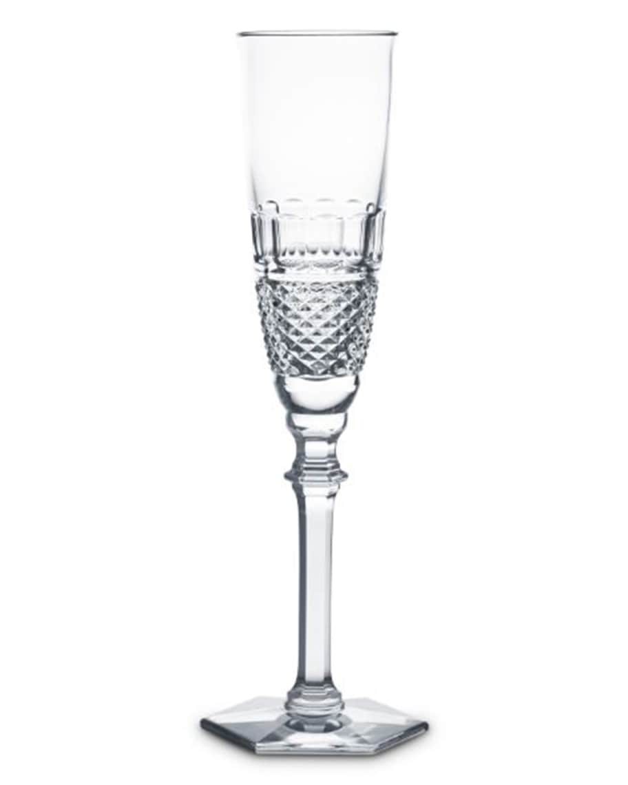 Baccarat Crystal Diamant Champagne Flute Set of 2