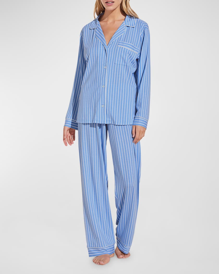 Eberjey Sleep Chic Printed Pajama Set Neiman Marcus