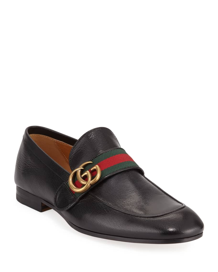 Donnie web leather loafer new arrivals