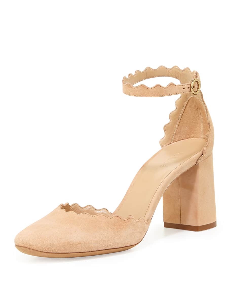 Chloe lauren ankle strap pumps discount