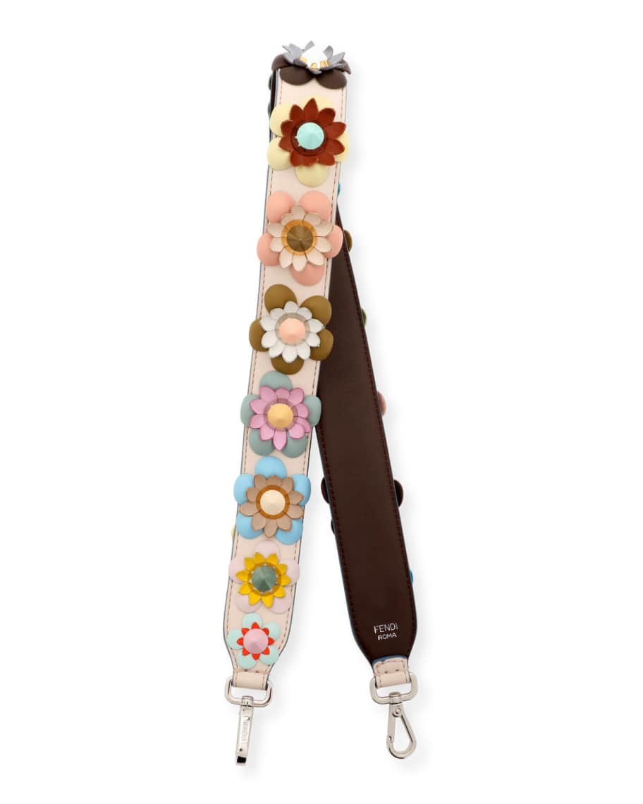 Fendi Strap You Floral Shoulder Strap for Handbag