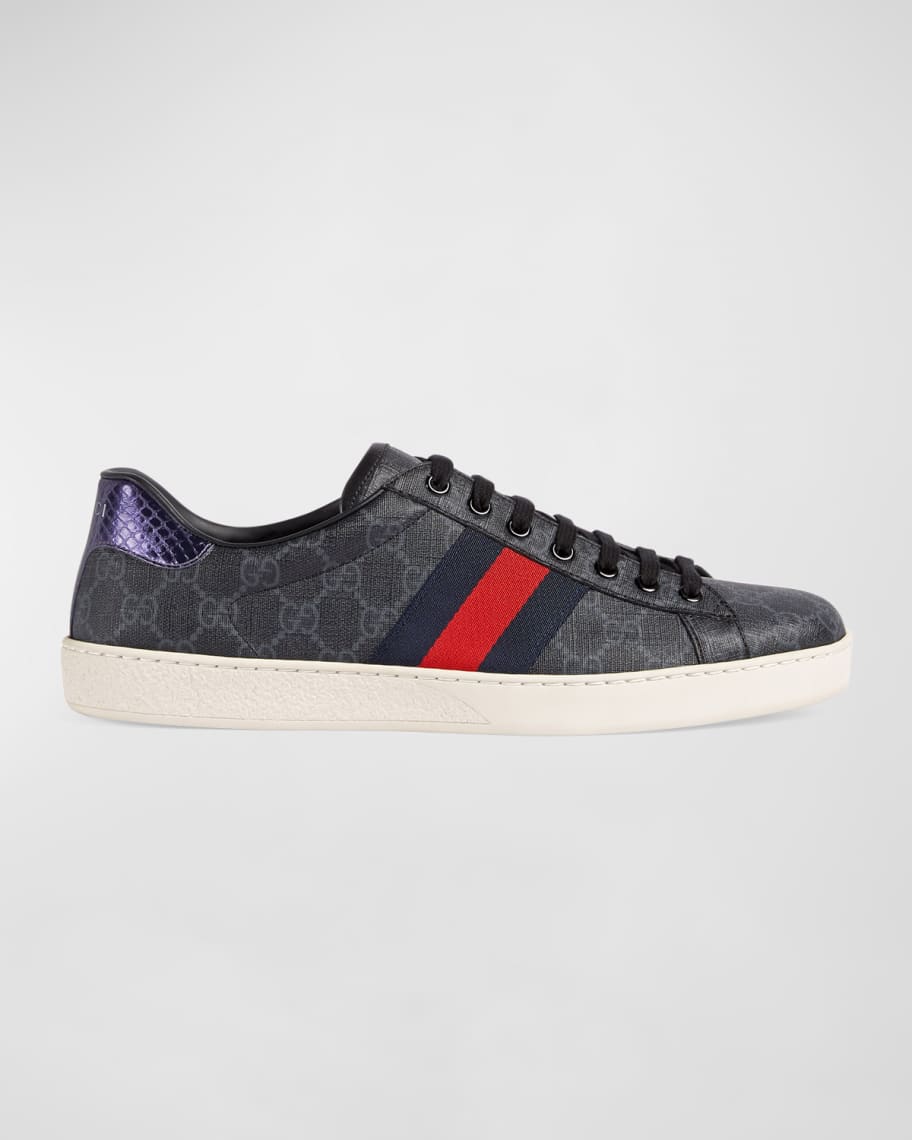 Gucci Men's Ace GG Supreme Sneakers | Neiman Marcus