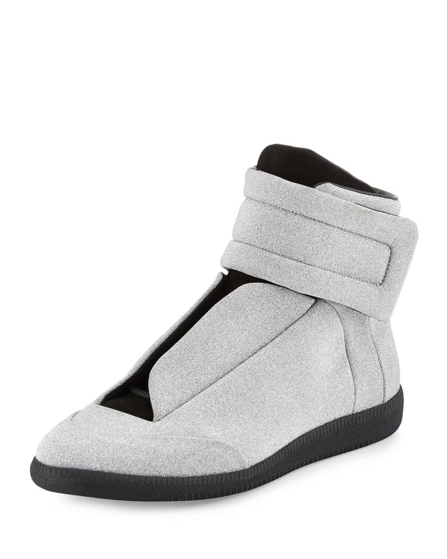 Black glitter maison margiela sneakers best sale