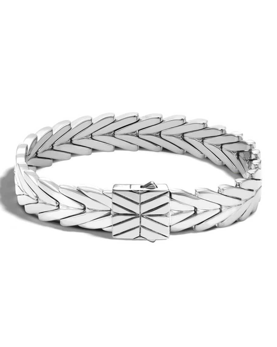 John Hardy Modern Chain Medium Sterling Silver Rectangle Bracelet ...