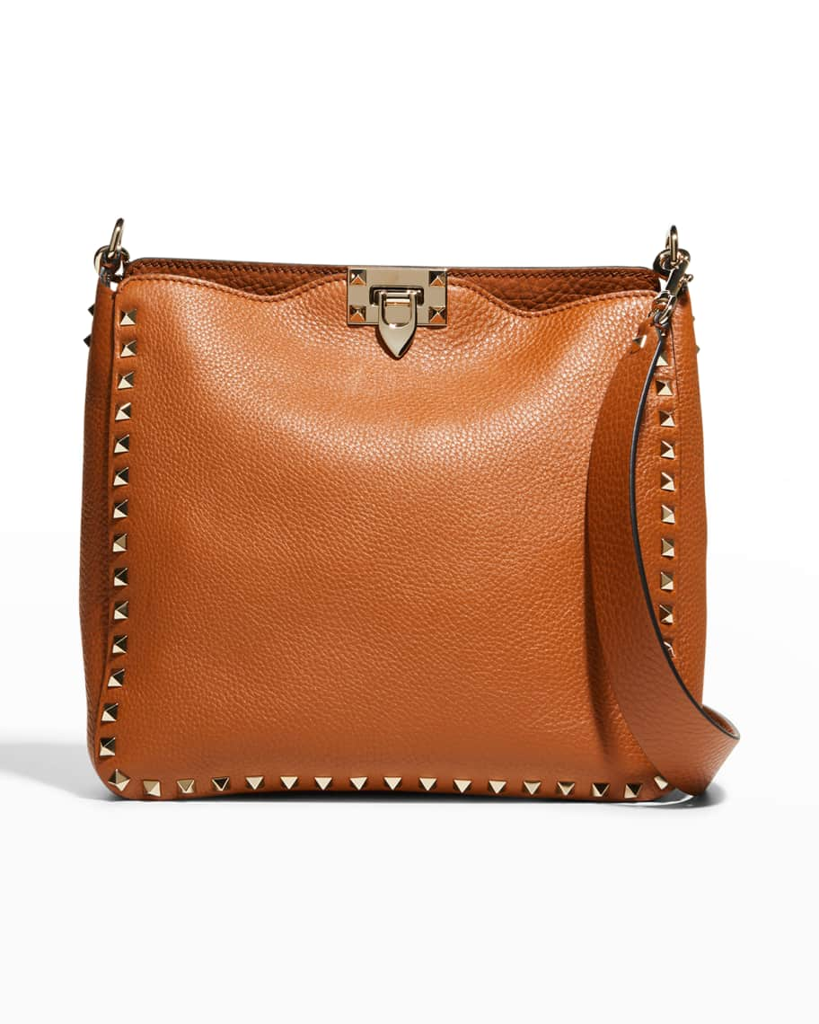 Valentino Garavani Rockstud Small Hobo Bag | Neiman Marcus