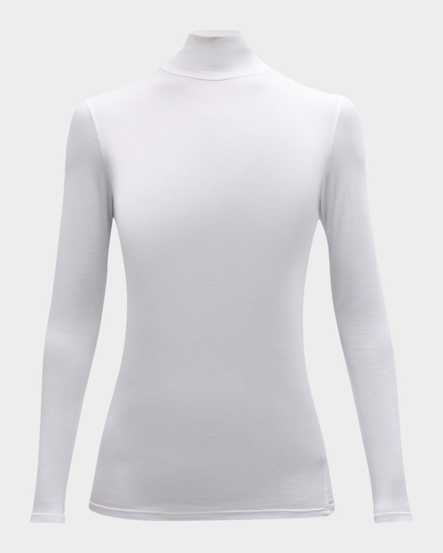 Majestic Filatures Soft Touch Mock Turtleneck Top | Neiman Marcus