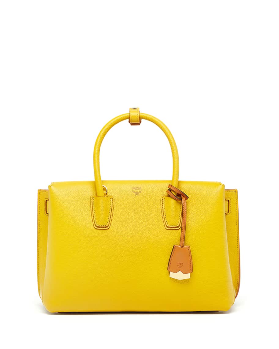 MCM Milla Medium Leather Tote Bag Neiman Marcus