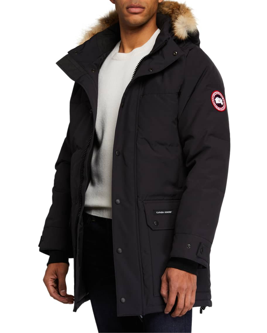 Canada Goose Emory Down Parka with Fur-Trim Hood | Neiman Marcus