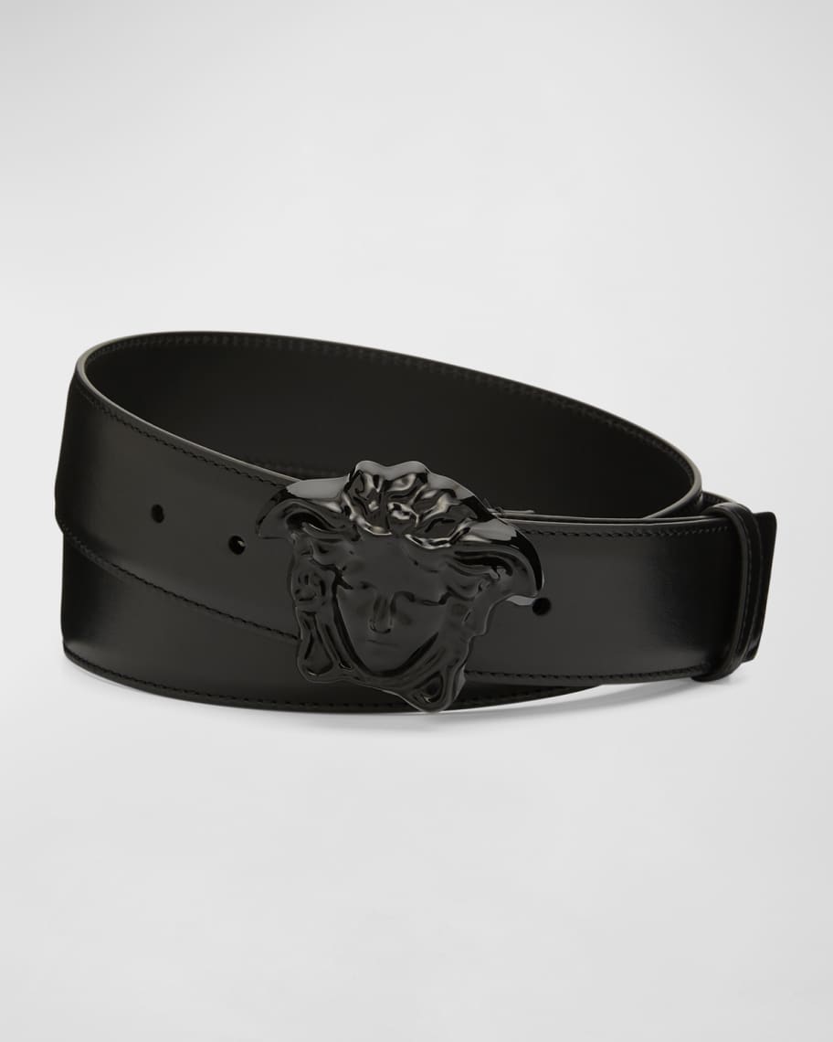 All black versace belt 2025