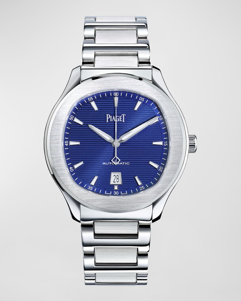 PIAGET Polo 42mm Stainless Steel Automatic Watch | Neiman Marcus