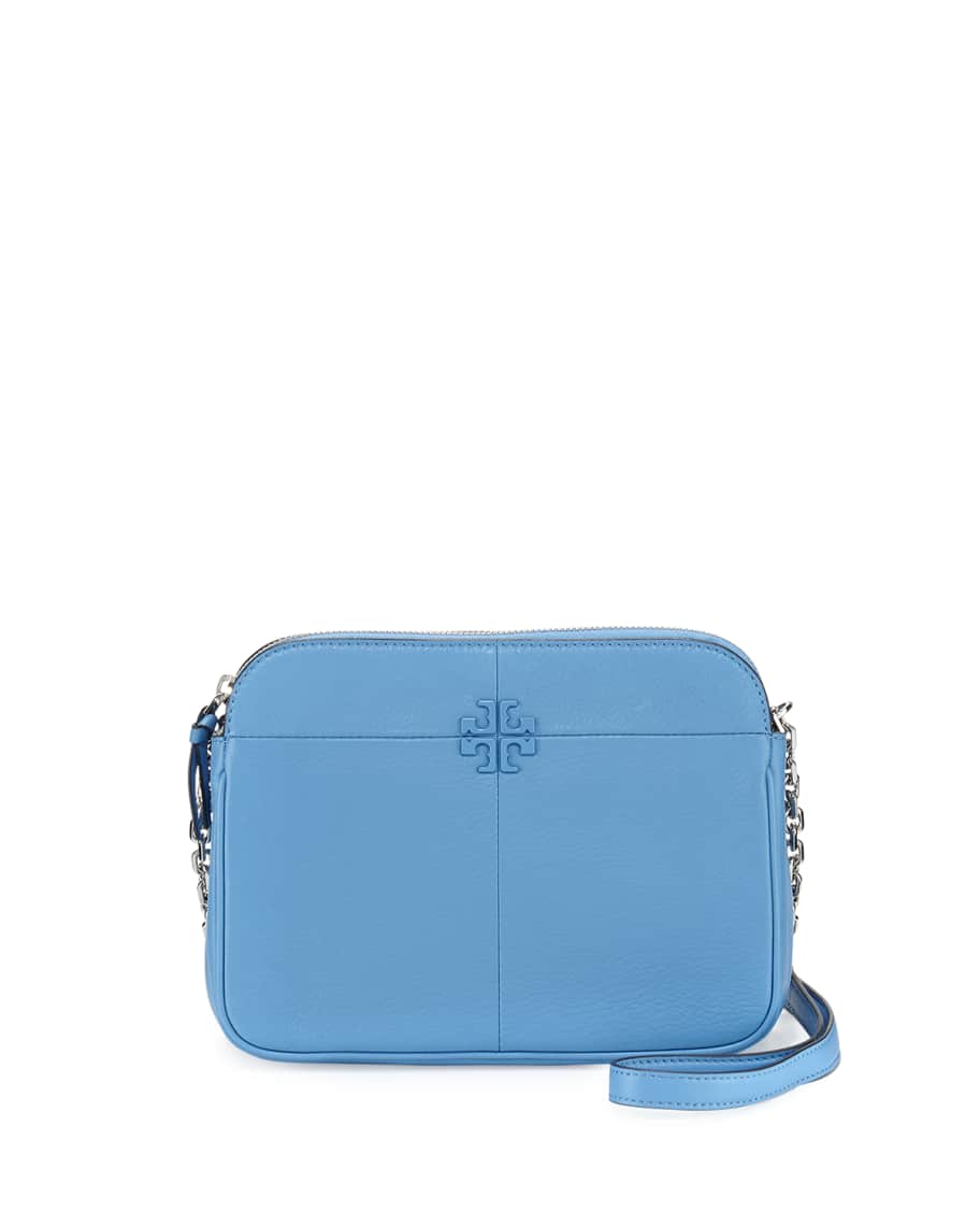 Tory Burch Ivy Leather Crossbody Bag Black Neiman Marcus