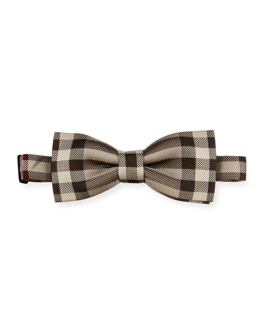 Burberry print sale bow tie
