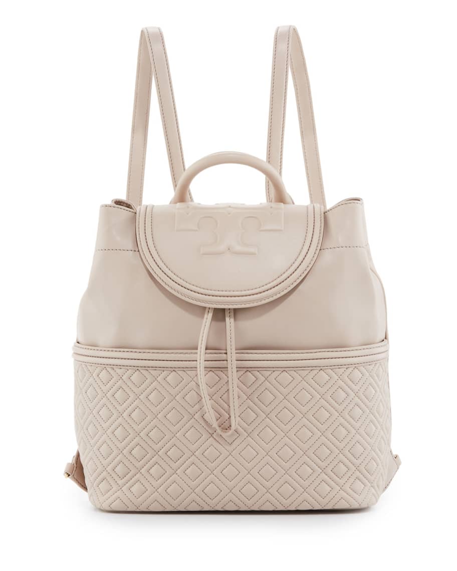Tory Burch Fleming Quilted Leather Backpack | Neiman Marcus